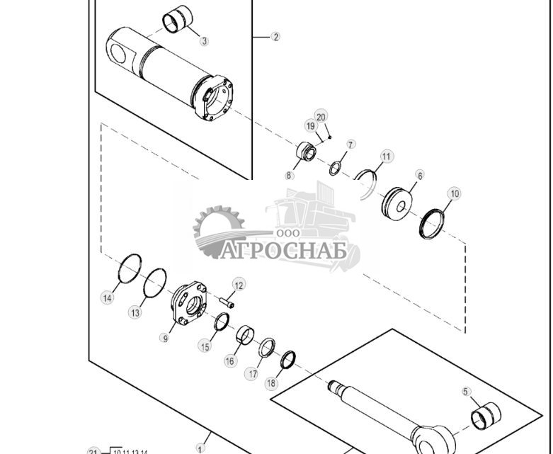 Компоненты цилиндра рыхлителя, нижний - ST806909 332.jpg